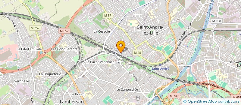 localisation de l'entreprise MONSIEUR ARNAUD FAVAREL à LAMBERSART