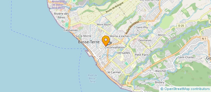 localisation de l'entreprise MONSIEUR ARNAUD FELICIE-DELLAN  BASSE-TERRE