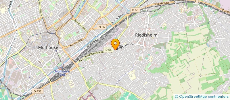 localisation de l'entreprise MONSIEUR ARNAUD FELLINE  RIEDISHEIM