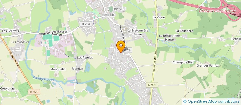 localisation de l'entreprise MONSIEUR ARNAUD FELTRIN à VIRIAT
