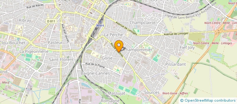 localisation de l'entreprise MONSIEUR ARNAUD FELUSIAK  NIORT