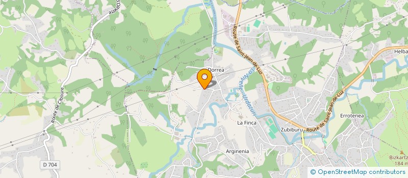 localisation de l'entreprise MONSIEUR ARNAUD FERAL  ASCAIN