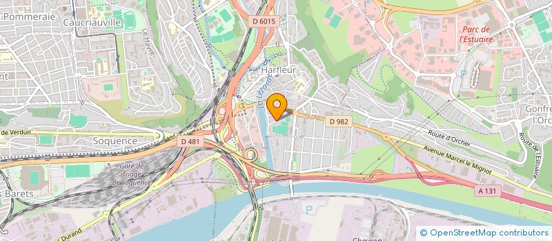 localisation de l'entreprise MONSIEUR ARNAUD FERRAND  HARFLEUR