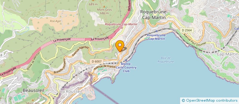 localisation de l'entreprise MONSIEUR ARNAUD FERRARO à ROQUEBRUNE-CAP-MARTIN