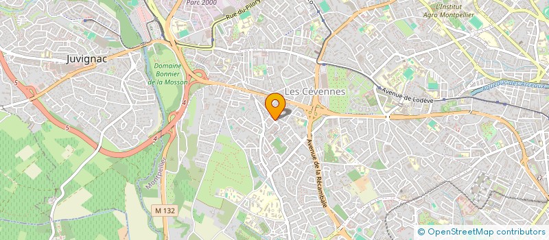 localisation de l'entreprise MONSIEUR ARNAUD FIEVET à MONTPELLIER
