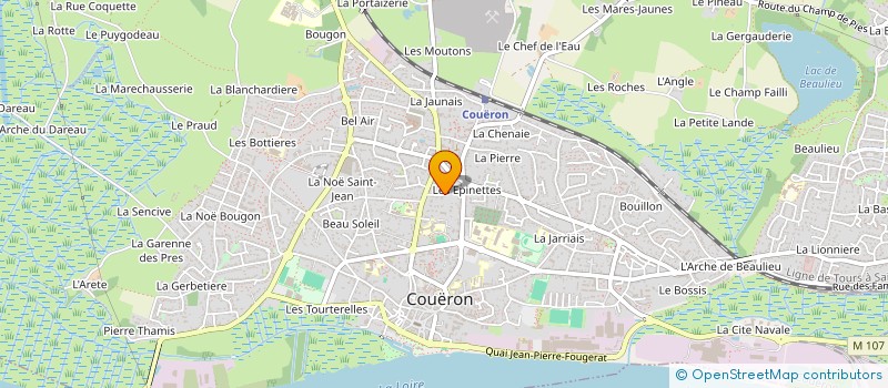 localisation de l'entreprise MONSIEUR ARNAUD FILIOL à COUERON