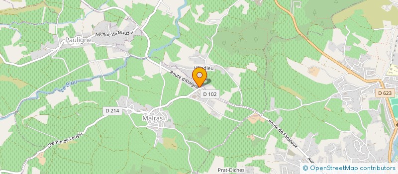 localisation de l'entreprise MONSIEUR ARNAUD FITE à GAJA-ET-VILLEDIEU