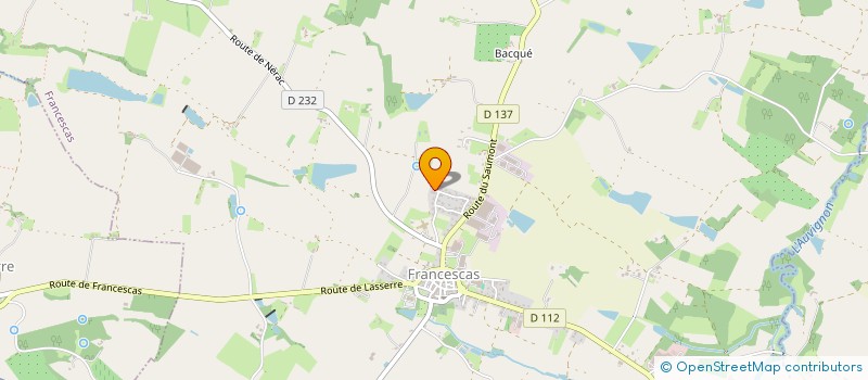 localisation de l'entreprise MONSIEUR ARNAUD FLAGEOLLET  FRANCESCAS