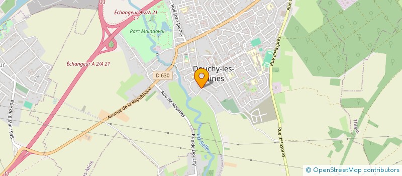 localisation de l'entreprise MONSIEUR ARNAUD FLAHAUT à DOUCHY-LES-MINES