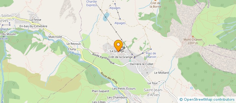 localisation de l'entreprise MONSIEUR ARNAUD FOISSET  SAINT SORLIN D'ARVES