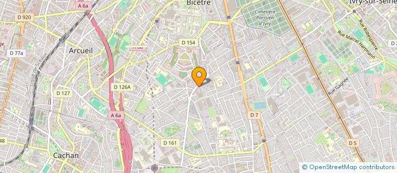 localisation de l'entreprise MONSIEUR ARNAUD FOKWA ONDJAA  VILLEJUIF