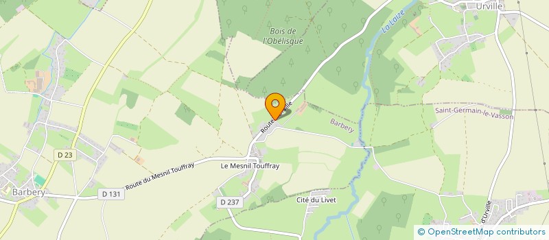 localisation de l'entreprise MONSIEUR ARNAUD FOLLAIN  BARBERY