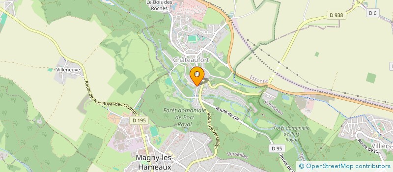 localisation de l'entreprise MONSIEUR ARNAUD FORESTIER  CHATEAUFORT