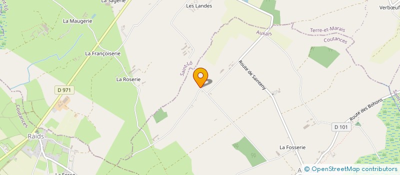 localisation de l'entreprise MONSIEUR ARNAUD FOSSEY  TERRE-ET-MARAIS