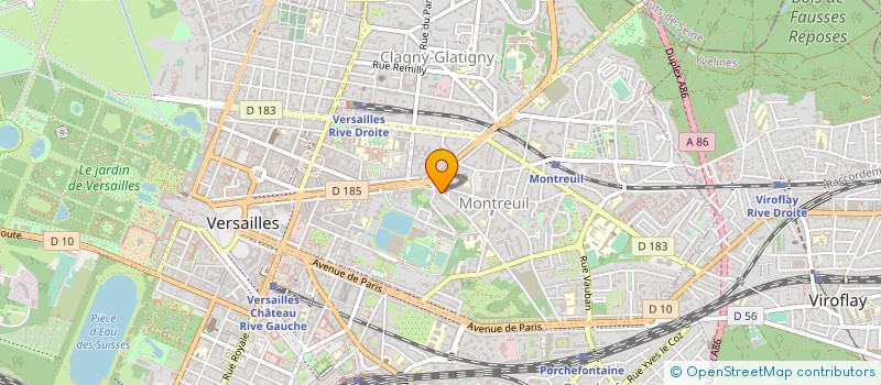 localisation de l'entreprise MONSIEUR ARNAUD FOUAL à VERSAILLES