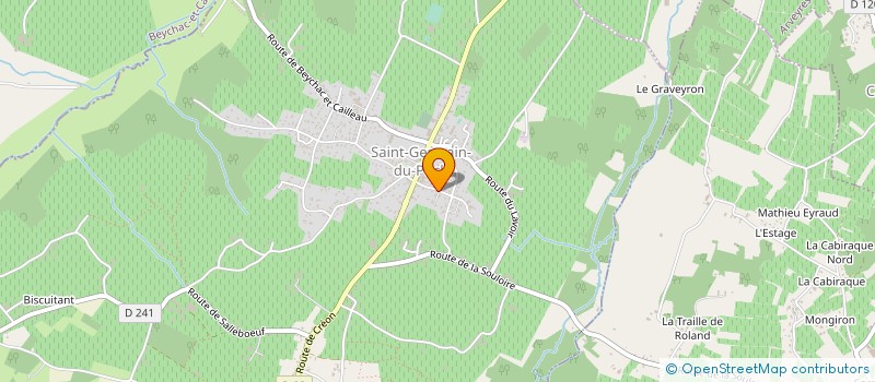 localisation de l'entreprise MONSIEUR ARNAUD FOUGEROUZE-HEMAR  SAINT-GERMAIN-DU-PUCH