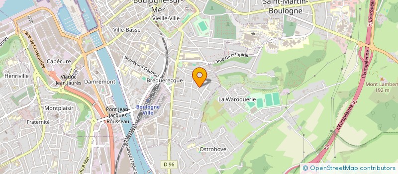 localisation de l'entreprise MONSIEUR ARNAUD FOULON  BOULOGNE-SUR-MER