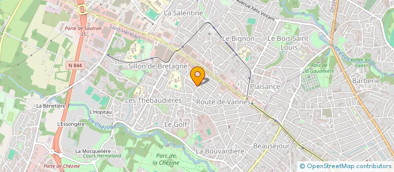 localisation de l'entreprise MONSIEUR ARNAUD FOURAGE à SAINT-HERBLAIN