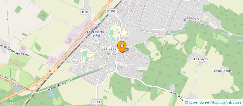 localisation de l'entreprise MONSIEUR ARNAUD FOURAULT  LES ESSARTS-LE-ROI