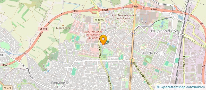 localisation de l'entreprise MONSIEUR ARNAUD FOURNIER  DIJON