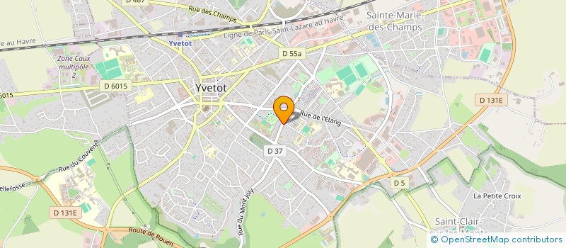 localisation de l'entreprise MONSIEUR ARNAUD FOURNIL à YVETOT