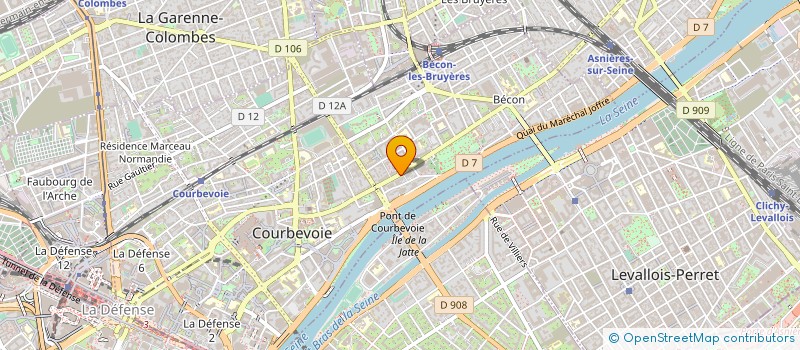 localisation de l'entreprise MONSIEUR ARNAUD FRANC à COURBEVOIE