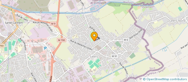 localisation de l'entreprise MONSIEUR ARNAUD FRANCOIS  LEERS