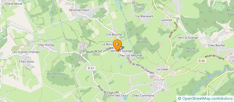 localisation de l'entreprise MONSIEUR ARNAUD FRANCOIS  VINZIER