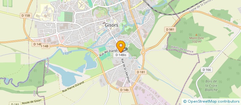localisation de l'entreprise MONSIEUR ARNAUD FRERET à GISORS