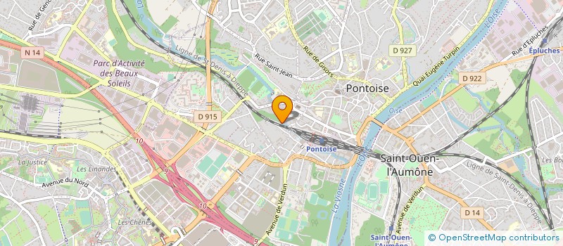 localisation de l'entreprise MONSIEUR ARNAUD FRYDA  PONTOISE