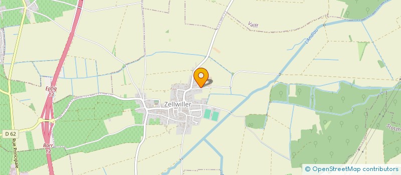 localisation de l'entreprise MONSIEUR ARNAUD FUCHS  ZELLWILLER