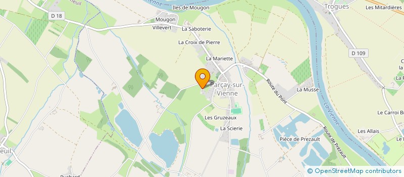 localisation de l'entreprise MONSIEUR ARNAUD FUNFSCHILLING  PARCAY-SUR-VIENNE