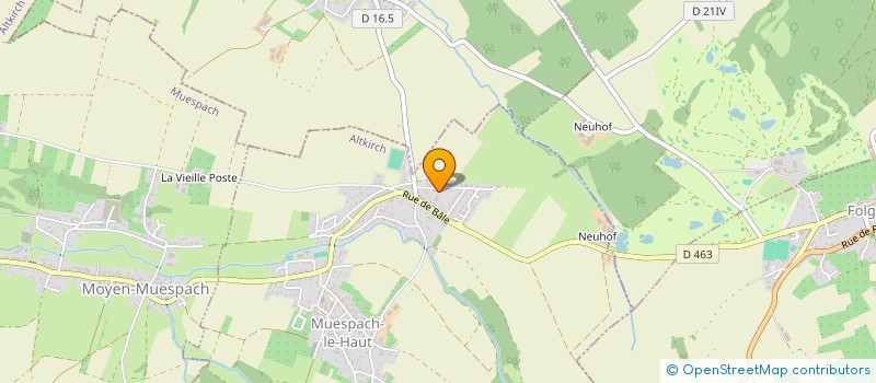 localisation de l'entreprise MONSIEUR ARNAUD FURST  MUESPACH