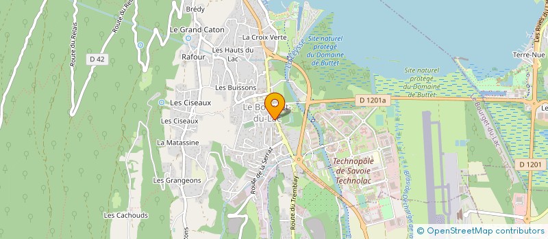 localisation de l'entreprise MONSIEUR ARNAUD GABY SYLVESTR ANDREI  LE BOURGET-DU-LAC