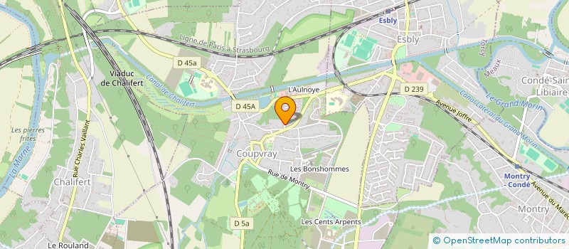 localisation de l'entreprise MONSIEUR ARNAUD GACEK à COUPVRAY
