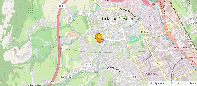localisation de l'entreprise MONSIEUR ARNAUD GAGLIARDI  LA MOTTE-SERVOLEX