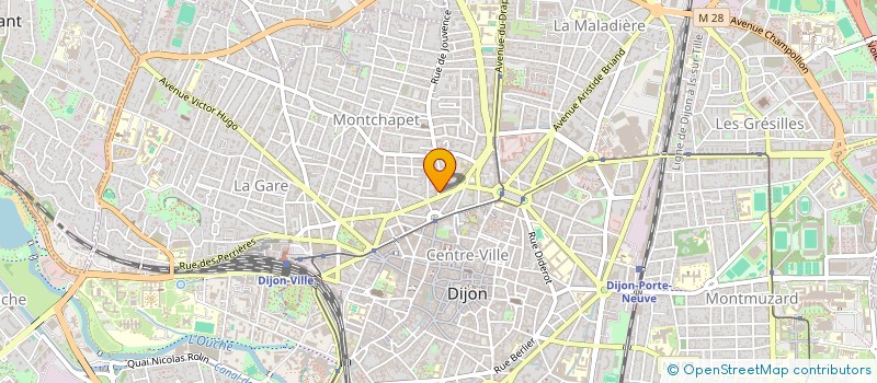 localisation de l'entreprise MONSIEUR ARNAUD GAGNOLET à DIJON