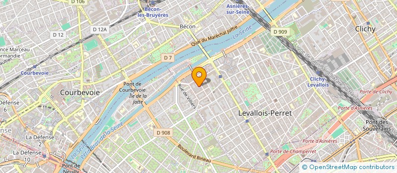 localisation de l'entreprise MONSIEUR ARNAUD GAIDON à LEVALLOIS-PERRET