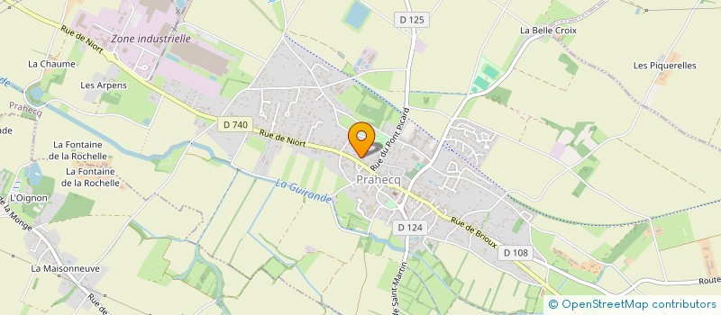 localisation de l'entreprise MONSIEUR ARNAUD GAILLARD  PRAHECQ