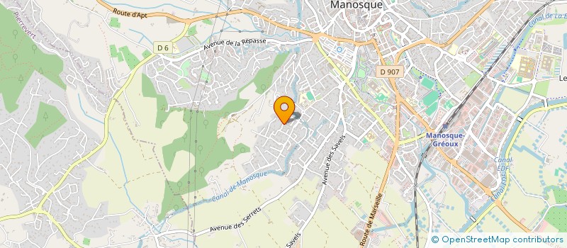 localisation de l'entreprise MONSIEUR ARNAUD GAILLET à MANOSQUE