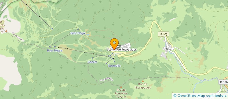 localisation de l'entreprise MONSIEUR ARNAUD GALLOIS  PUYVALADOR