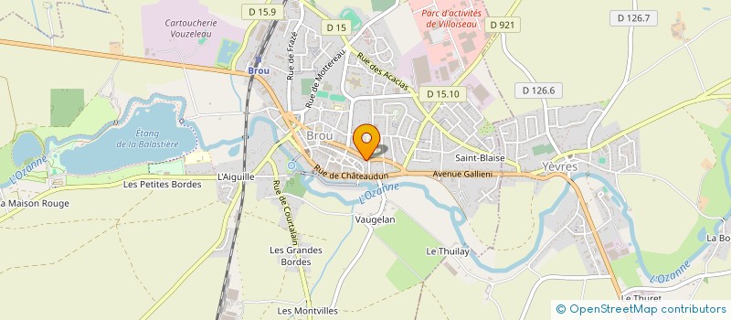 localisation de l'entreprise MONSIEUR ARNAUD GALLON à BROU
