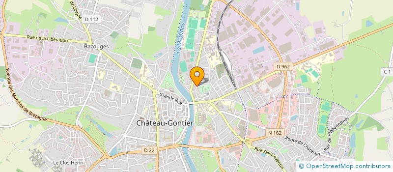 localisation de l'entreprise MONSIEUR ARNAUD GALOPIN  CHATEAU-GONTIER-SUR-MAYENNE