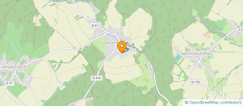 localisation de l'entreprise MONSIEUR ARNAUD GANDARILLAS  LOBSANN