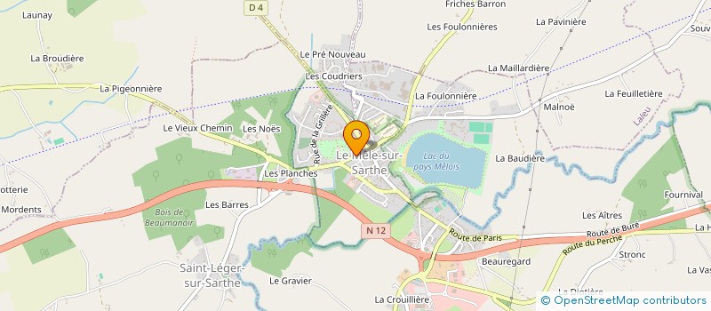 localisation de l'entreprise MONSIEUR ARNAUD GANDON à LE MELE-SUR-SARTHE