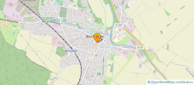 localisation de l'entreprise MONSIEUR ARNAUD GARING  BISCHWILLER