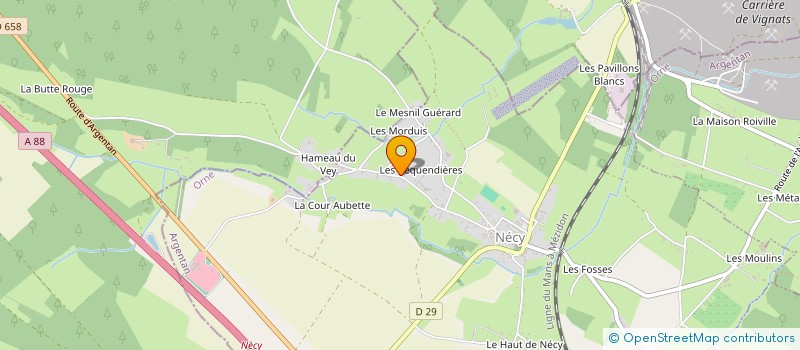 localisation de l'entreprise MONSIEUR ARNAUD GARNIER à NECY