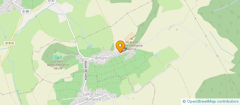 localisation de l'entreprise MONSIEUR ARNAUD GARNIER  AMANCE