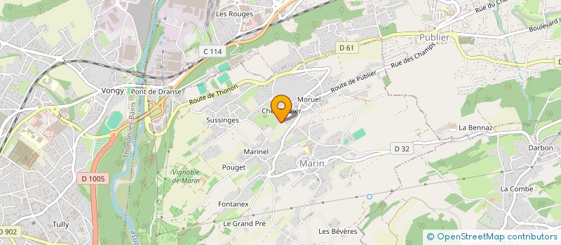 localisation de l'entreprise MONSIEUR ARNAUD GARONZI  PUBLIER