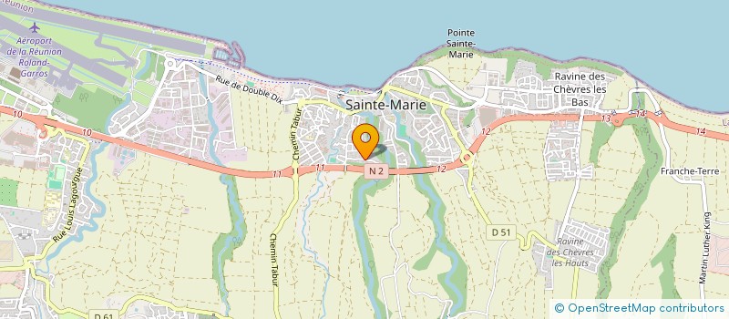 localisation de l'entreprise MONSIEUR ARNAUD GAUDIN à SAINTE-MARIE
